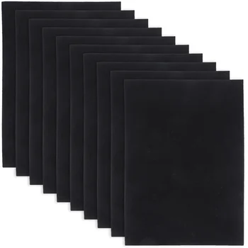 Черный papel fieltro Самоклеящиеся войлочные листы Многоцелевые для искусства и ремесел